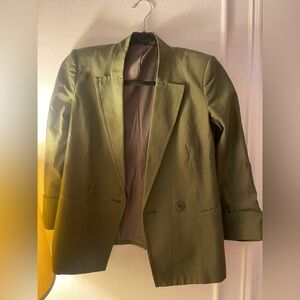 Theory Made in USA Blazer Olive